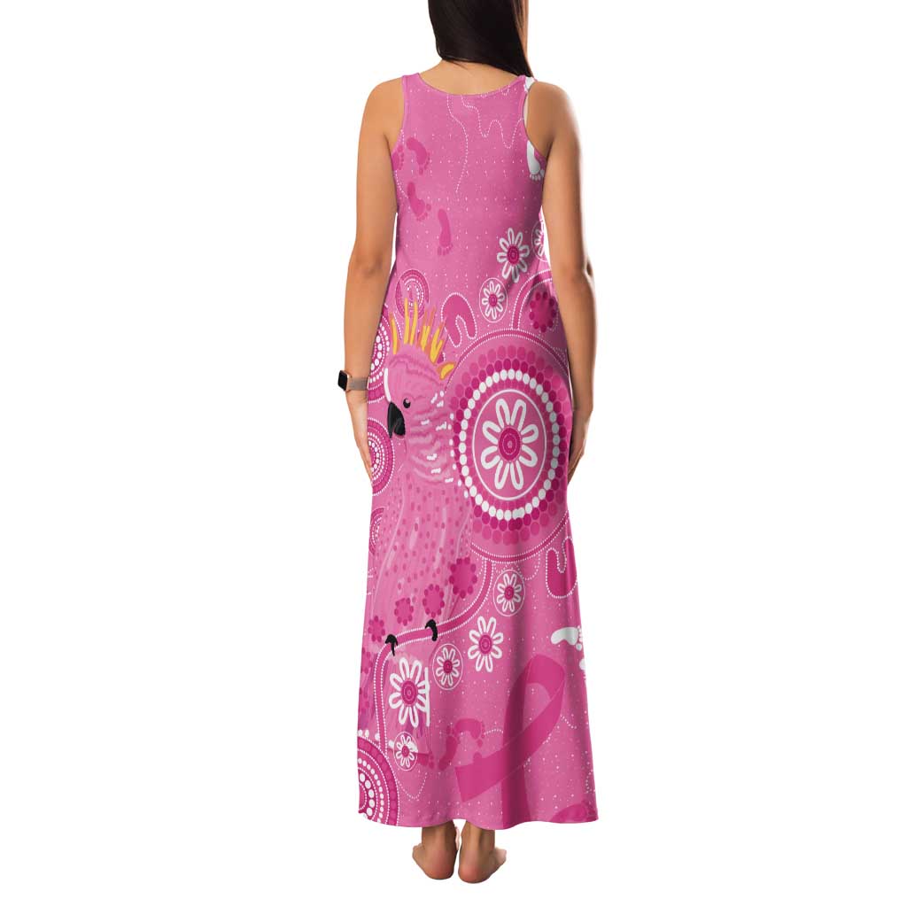 Pink Ribbon Australia Family Matching Tank Maxi Dress and Hawaiian Shirt Breast Cancer Awareness Aboriginal Cacatua leadbeateri - Vibe Hoodie