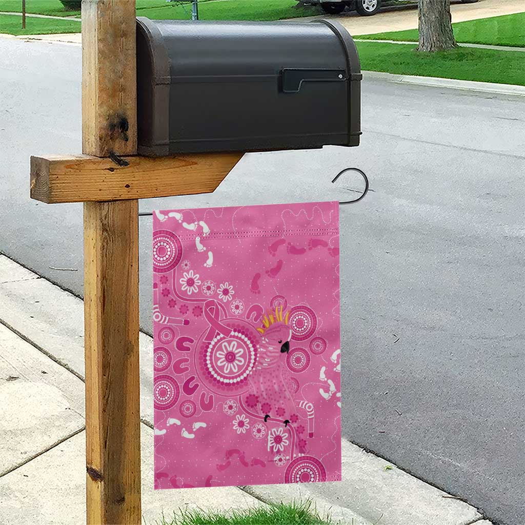 Pink Ribbon Australia Garden Flag Breast Cancer Awareness Aboriginal Cacatua leadbeateri - Vibe Hoodie