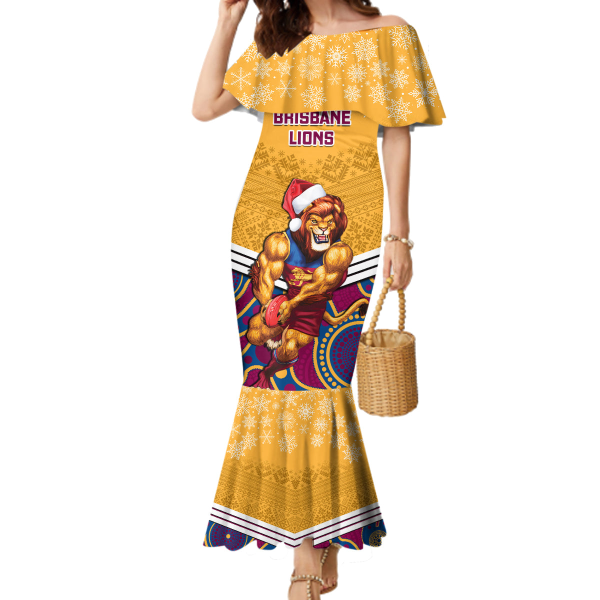 custom-brisbane-lions-football-christmas-family-matching-mermaid-dress-and-hawaiian-shirt-merry-xmas-2023-mix-aboriginal-art