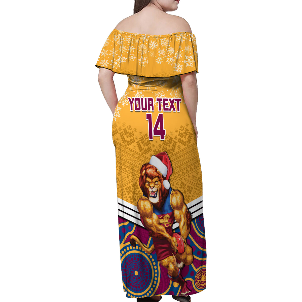 custom-brisbane-lions-football-christmas-family-matching-off-shoulder-maxi-dress-and-hawaiian-shirt-merry-xmas-2023-mix-aboriginal-art