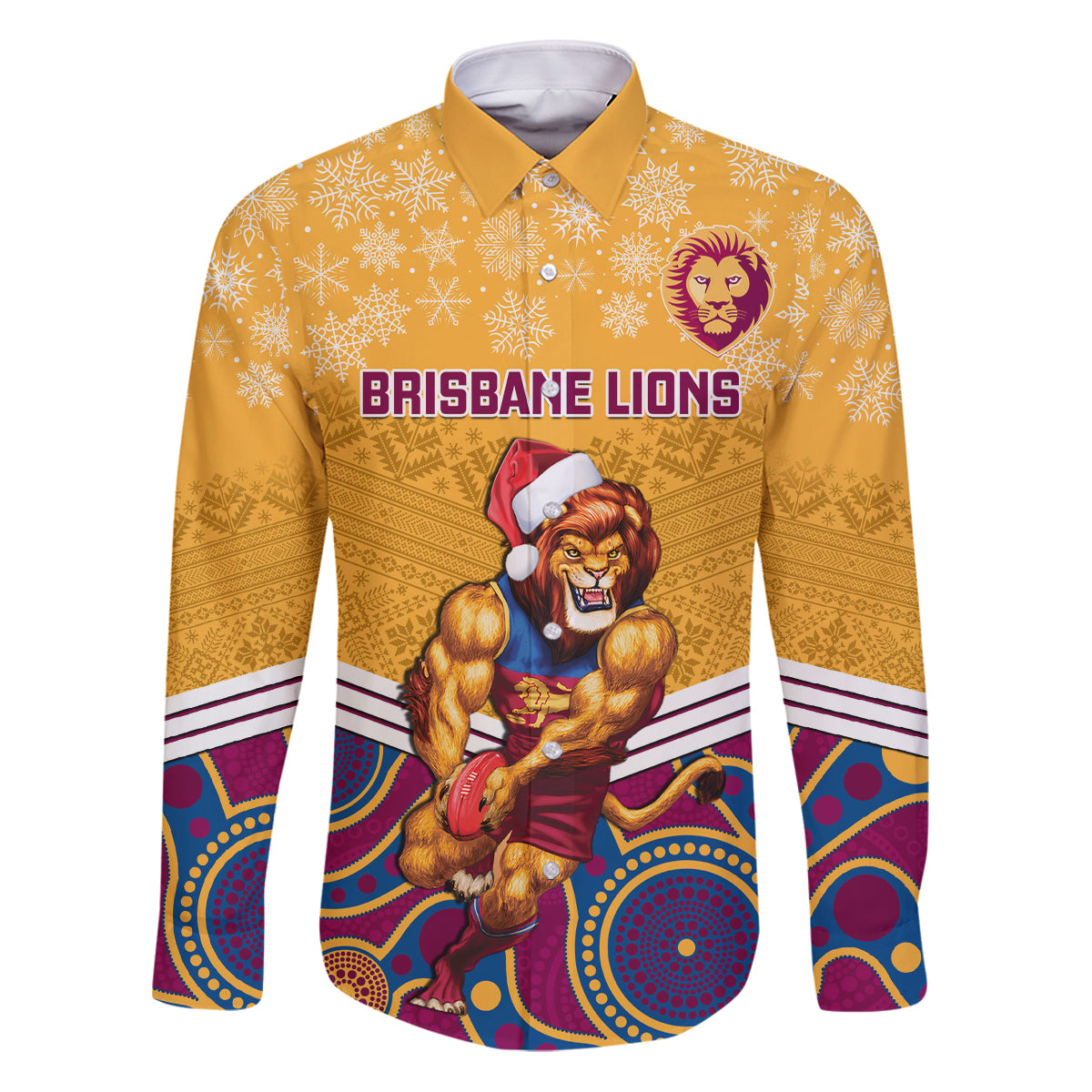 custom-brisbane-lions-football-christmas-family-matching-puletasi-dress-and-hawaiian-shirt-merry-xmas-2023-mix-aboriginal-art