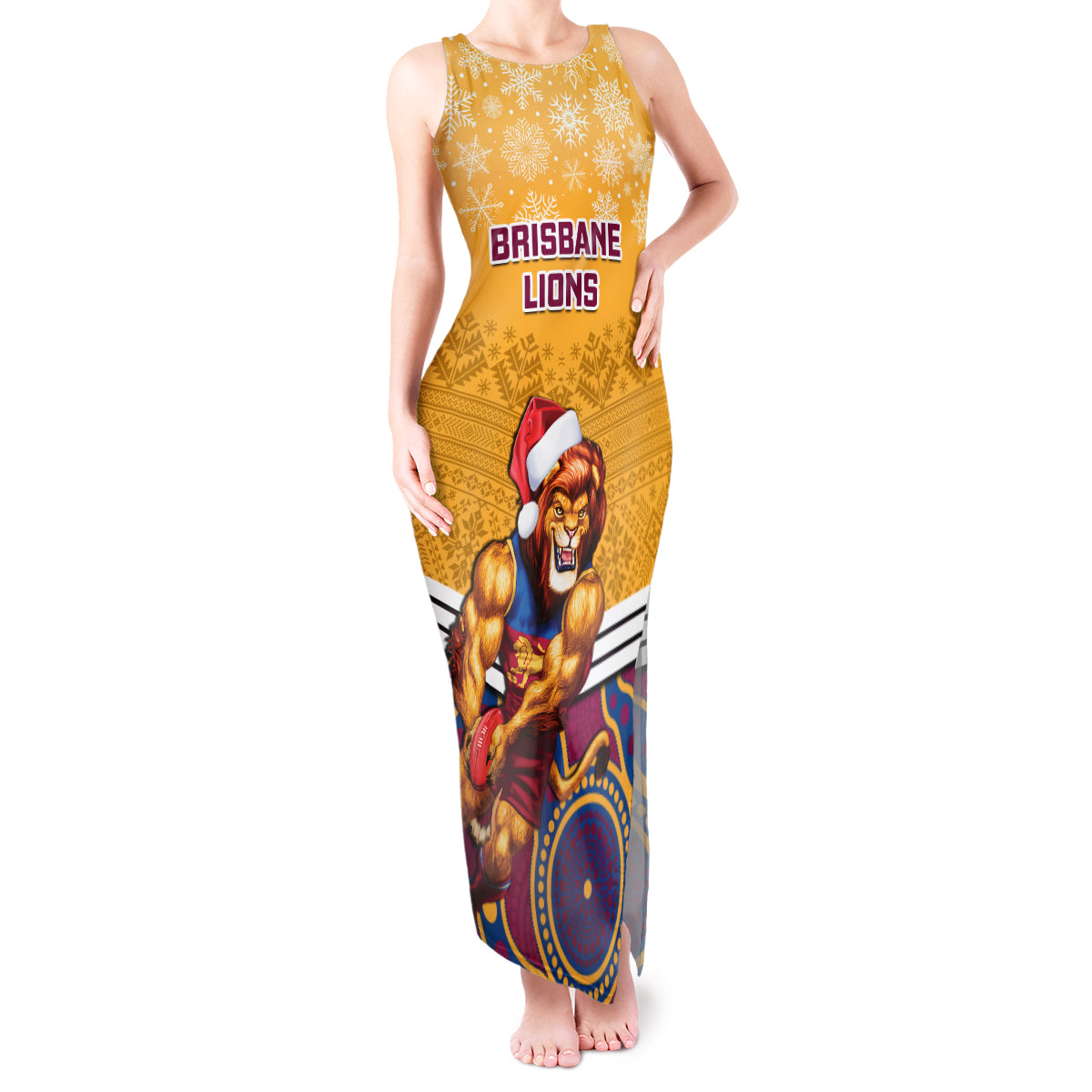 custom-brisbane-lions-football-christmas-tank-maxi-dress-merry-xmas-2023-mix-aboriginal-art