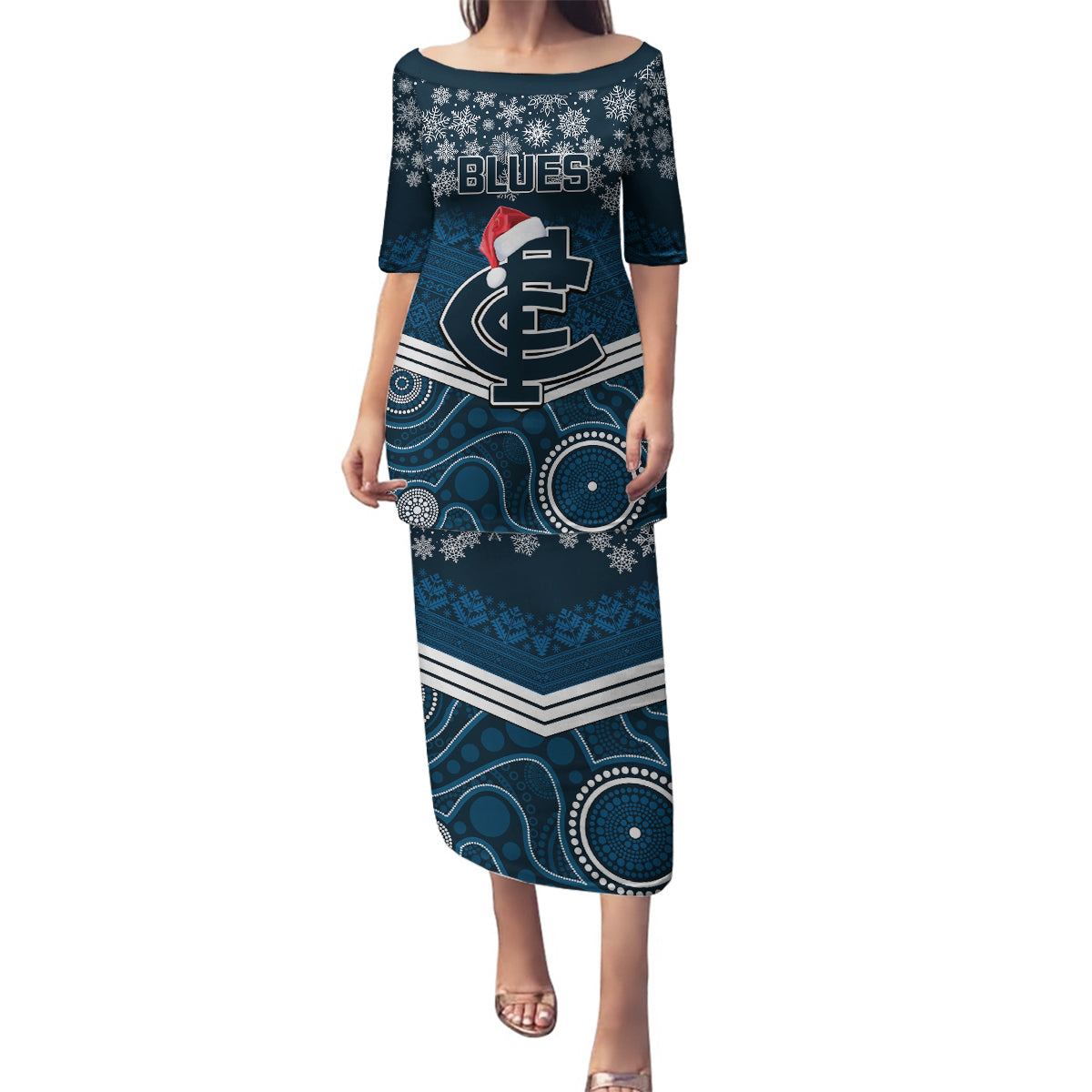 custom-blues-football-christmas-family-matching-puletasi-dress-and-hawaiian-shirt-merry-xmas-2023-mix-aboriginal-art