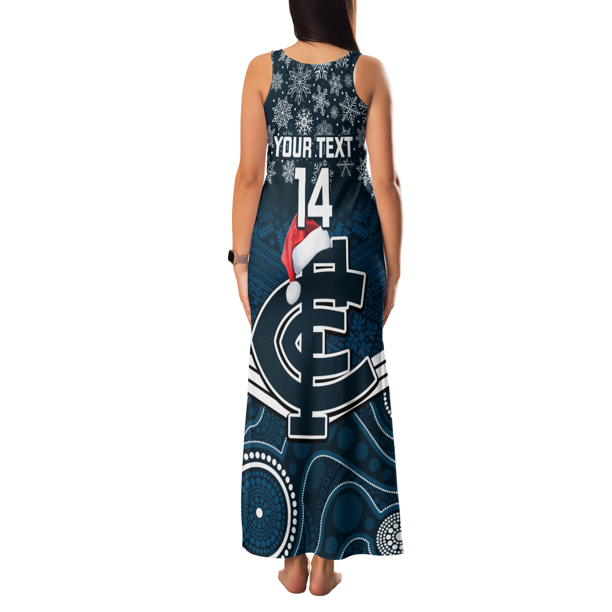 custom-blues-football-christmas-family-matching-tank-maxi-dress-and-hawaiian-shirt-merry-xmas-2023-mix-aboriginal-art