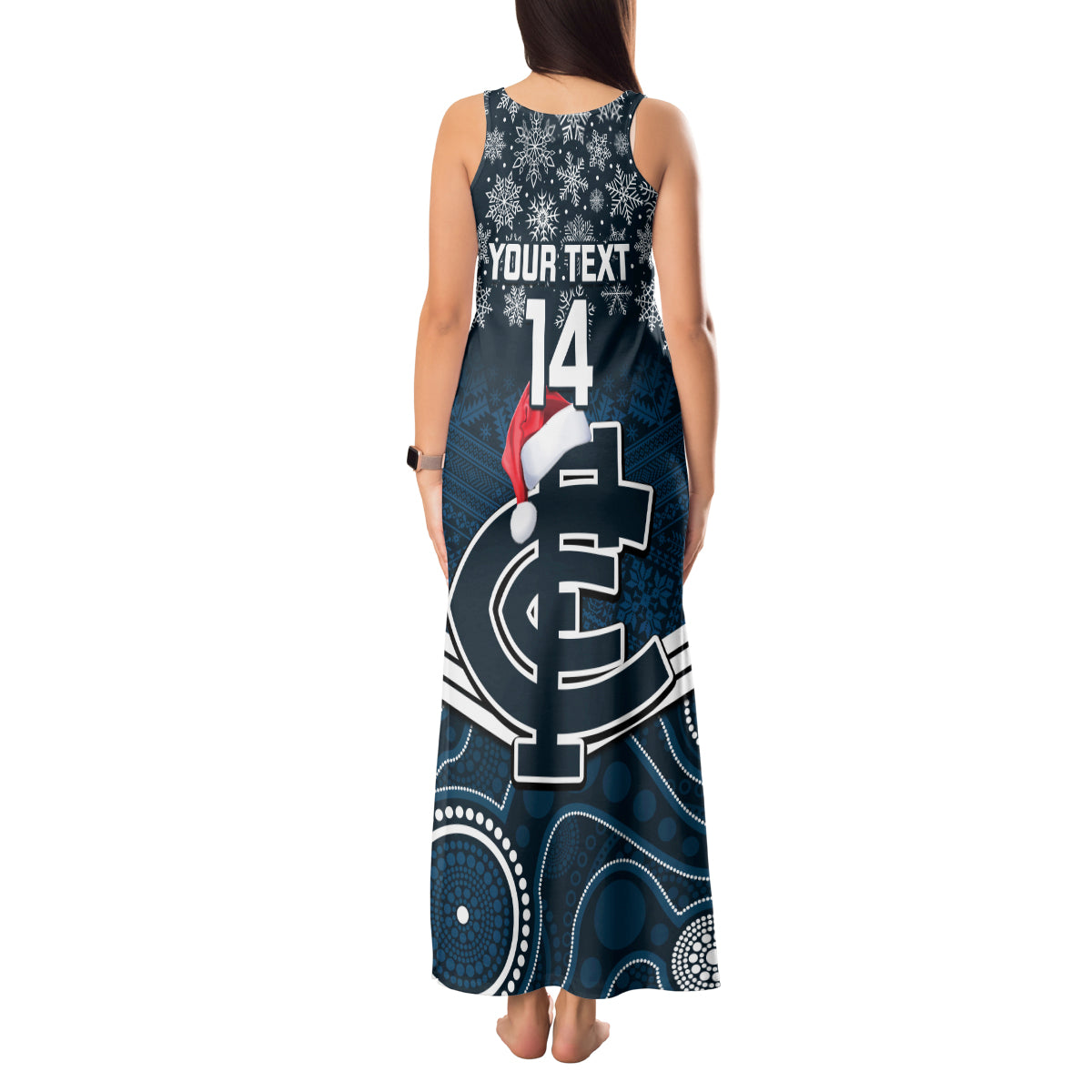 custom-blues-football-christmas-tank-maxi-dress-merry-xmas-2023-mix-aboriginal-art