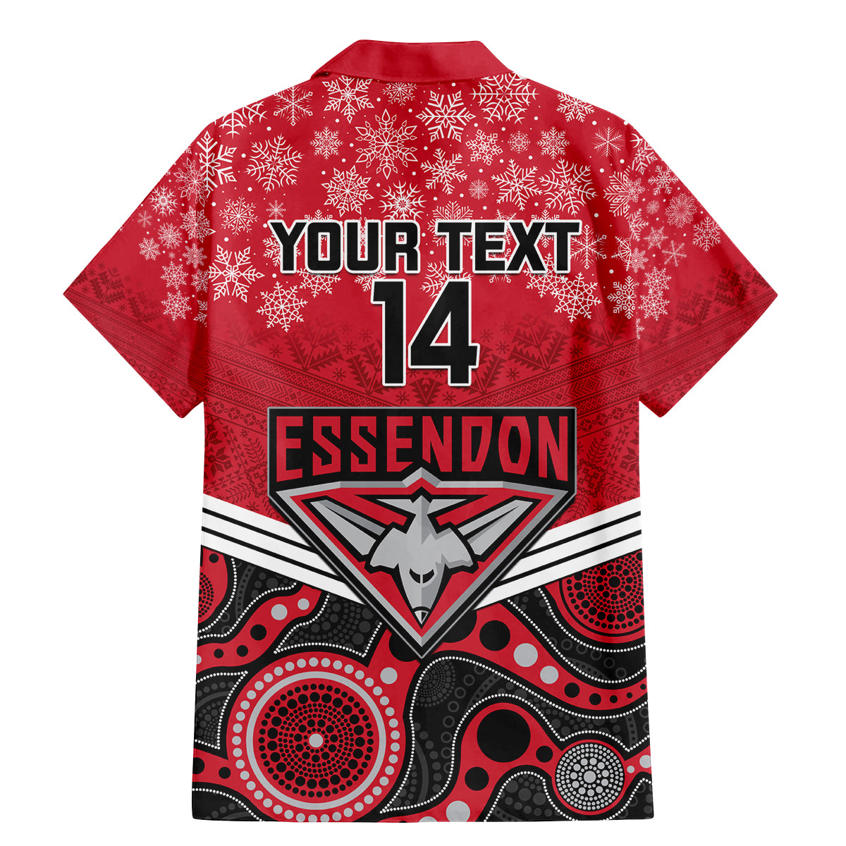 custom-essendon-football-christmas-family-matching-mermaid-dress-and-hawaiian-shirt-merry-xmas-2023-mix-aboriginal-art