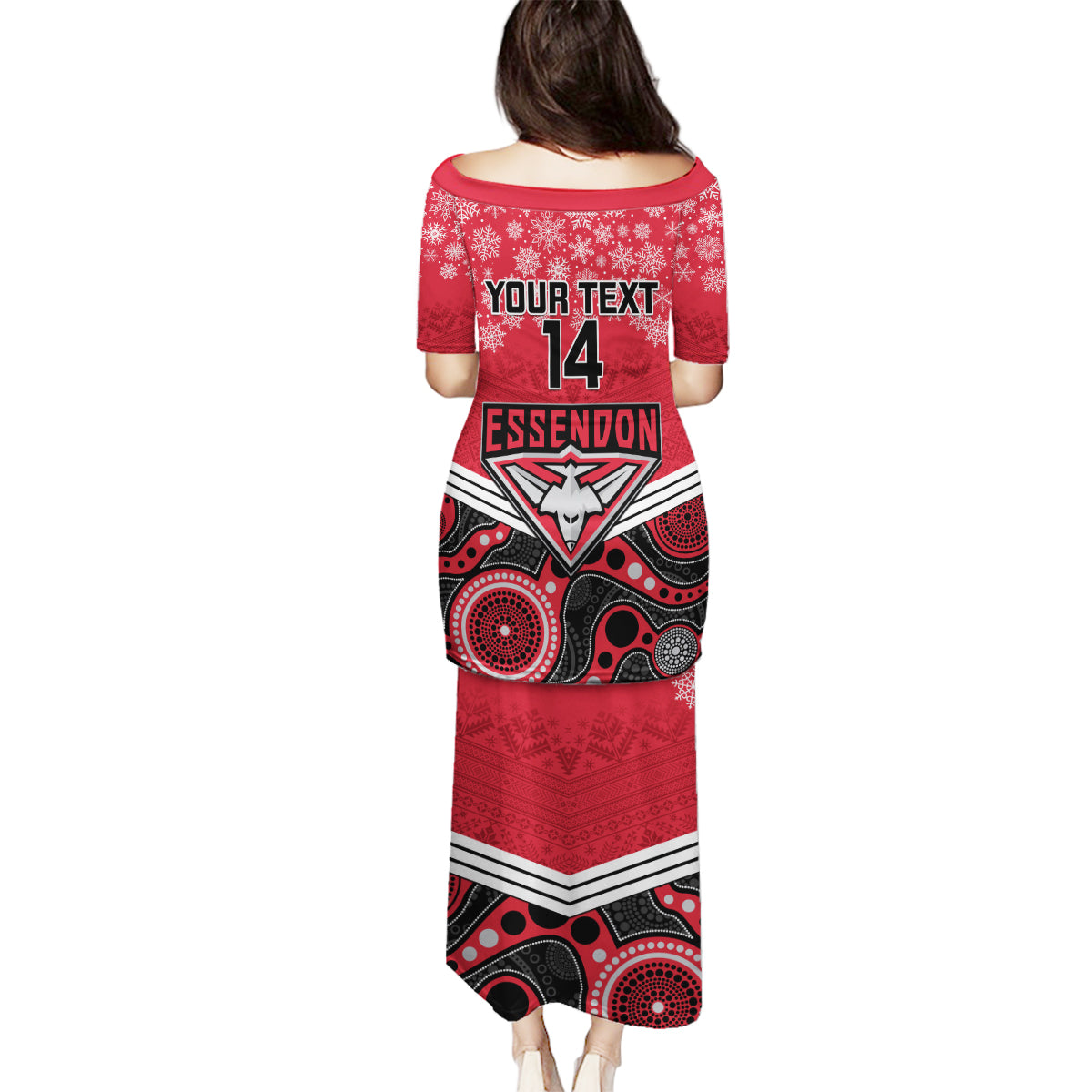 custom-essendon-football-christmas-family-matching-puletasi-dress-and-hawaiian-shirt-merry-xmas-2023-mix-aboriginal-art