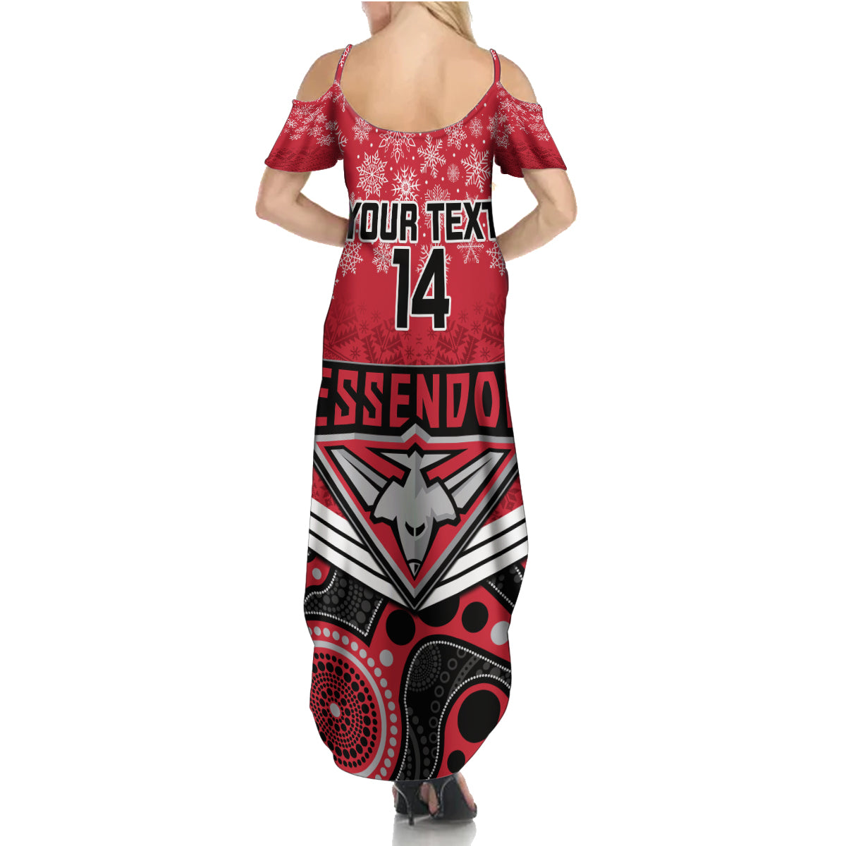 custom-essendon-football-christmas-family-matching-summer-maxi-dress-and-hawaiian-shirt-merry-xmas-2023-mix-aboriginal-art