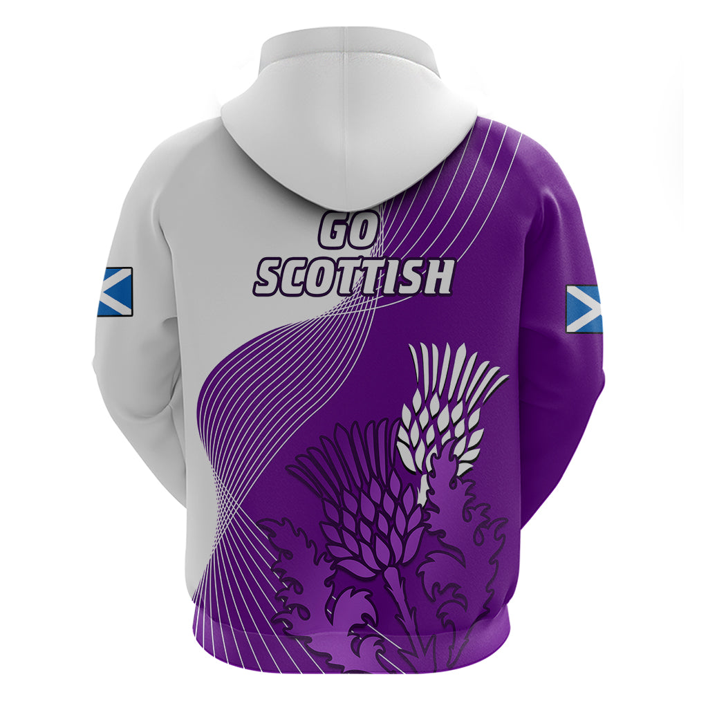 Scotland Rugby Hoodie Thistle Unique Go Scottish Purple Version - Vibe Hoodie Shop