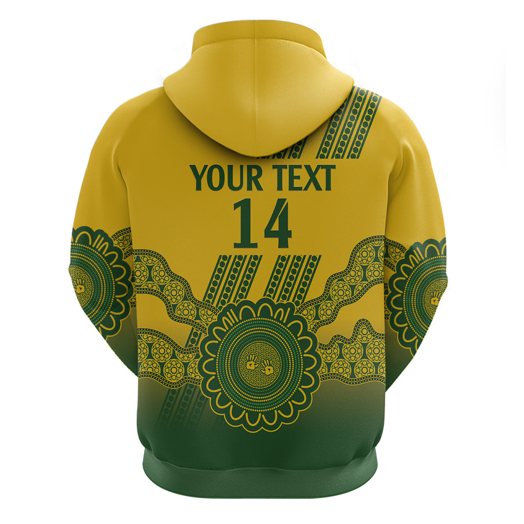 Custom Australia Matildas Hoodie Aussie Aboriginal Gold Version - Vibe Hoodie Shop