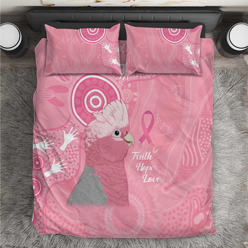 Australia Breast Cancer Awareness Bedding Set Galah Faith Hope Love Pink Month - Vibe Hoodie