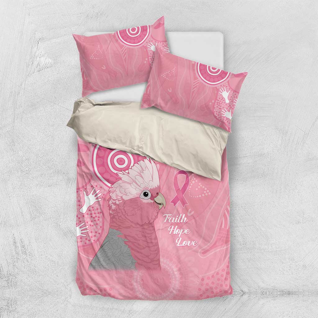Australia Breast Cancer Awareness Bedding Set Galah Faith Hope Love Pink Month - Vibe Hoodie