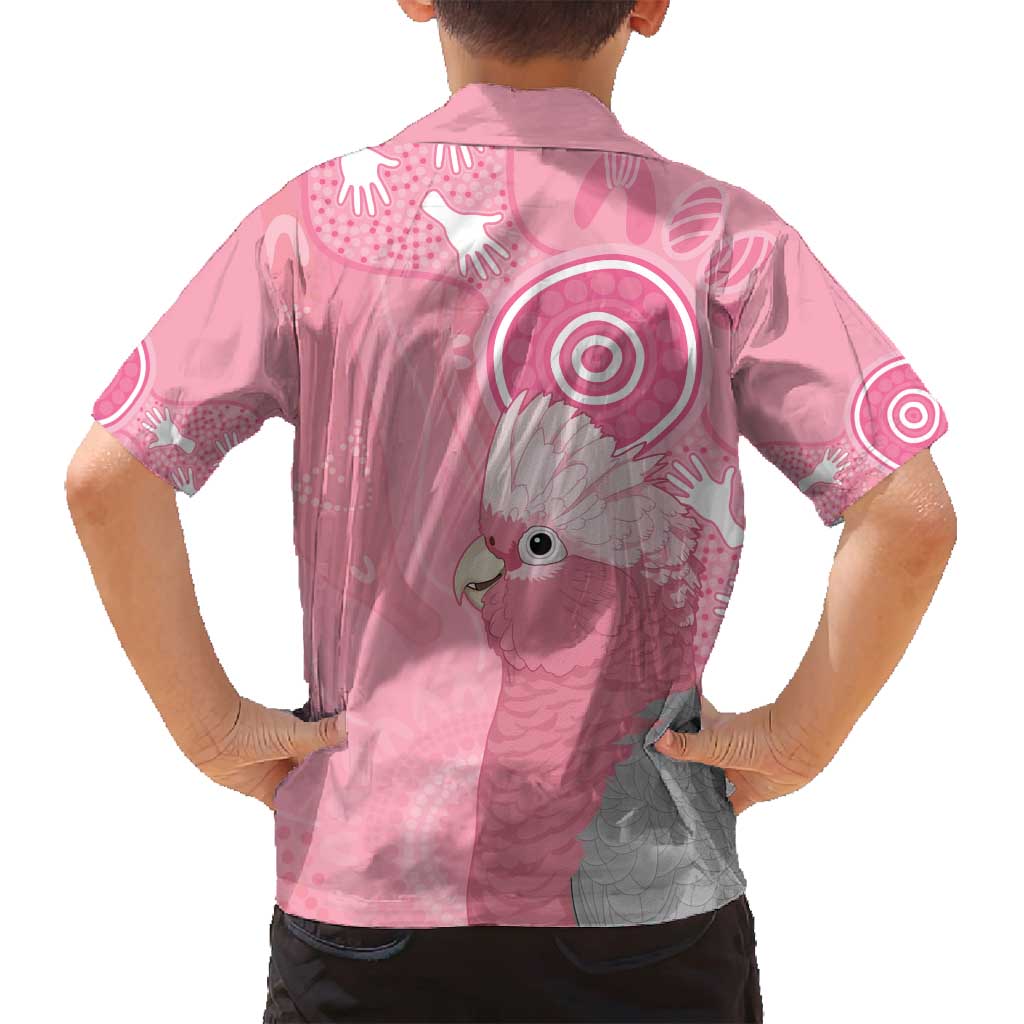 Australia Breast Cancer Awareness Family Matching Off Shoulder Short Dress and Hawaiian Shirt Galah Faith Hope Love Pink Month - Vibe Hoodie