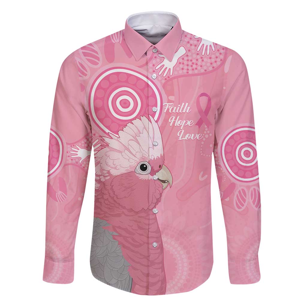 Australia Breast Cancer Awareness Family Matching Puletasi and Hawaiian Shirt Galah Faith Hope Love Pink Month - Vibe Hoodie