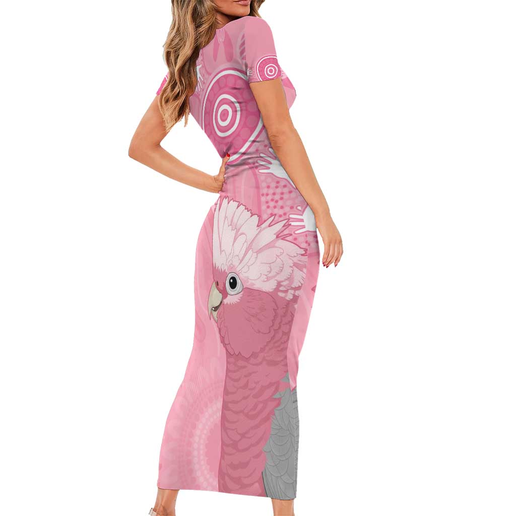 Australia Breast Cancer Awareness Family Matching Short Sleeve Bodycon Dress and Hawaiian Shirt Galah Faith Hope Love Pink Month - Vibe Hoodie