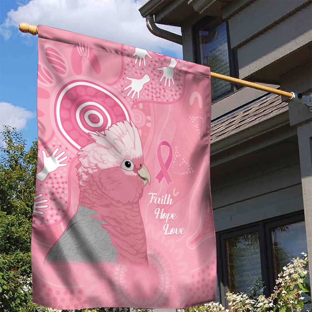 Australia Breast Cancer Awareness Garden Flag Galah Faith Hope Love Pink Month - Vibe Hoodie