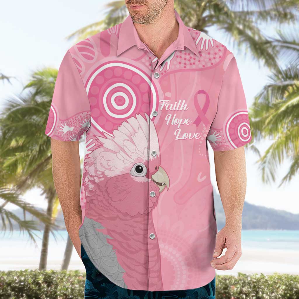 Australia Breast Cancer Awareness Hawaiian Shirt Galah Faith Hope Love Pink Month - Vibe Hoodie