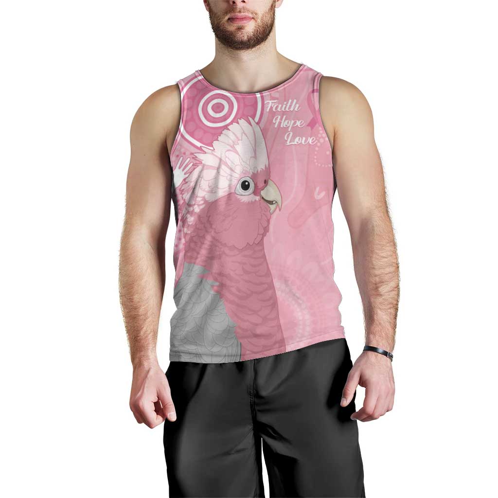 Australia Breast Cancer Awareness Men Tank Top Galah Faith Hope Love Pink Month - Vibe Hoodie