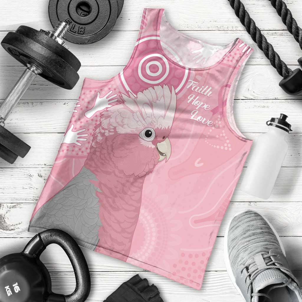 Australia Breast Cancer Awareness Men Tank Top Galah Faith Hope Love Pink Month - Vibe Hoodie