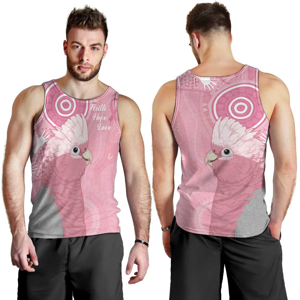 Australia Breast Cancer Awareness Men Tank Top Galah Faith Hope Love Pink Month - Vibe Hoodie