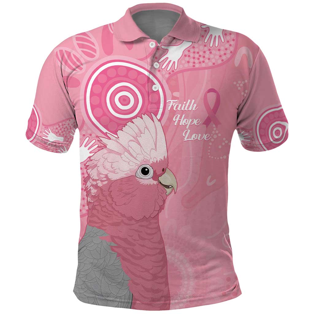 Australia Breast Cancer Awareness Polo Shirt Galah Faith Hope Love Pink Month - Vibe Hoodie