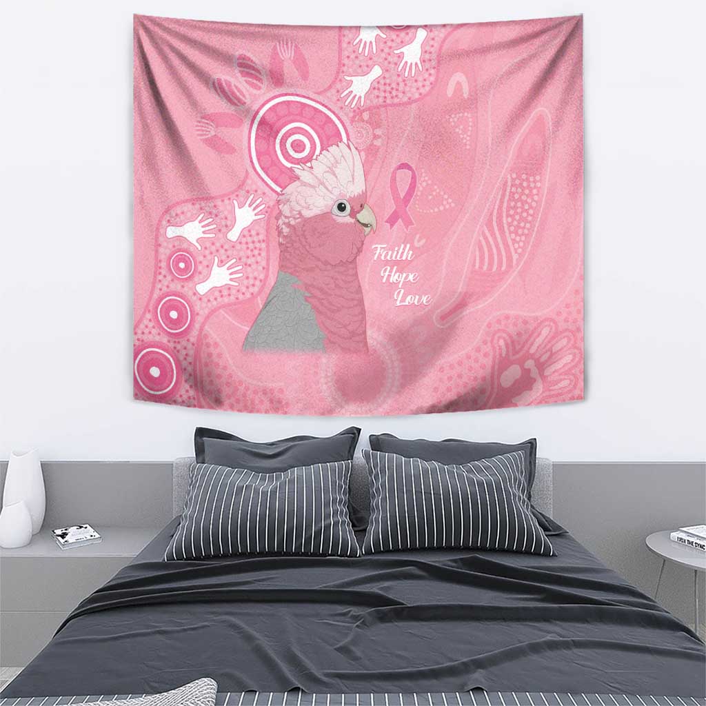 Australia Breast Cancer Awareness Tapestry Galah Faith Hope Love Pink Month - Vibe Hoodie