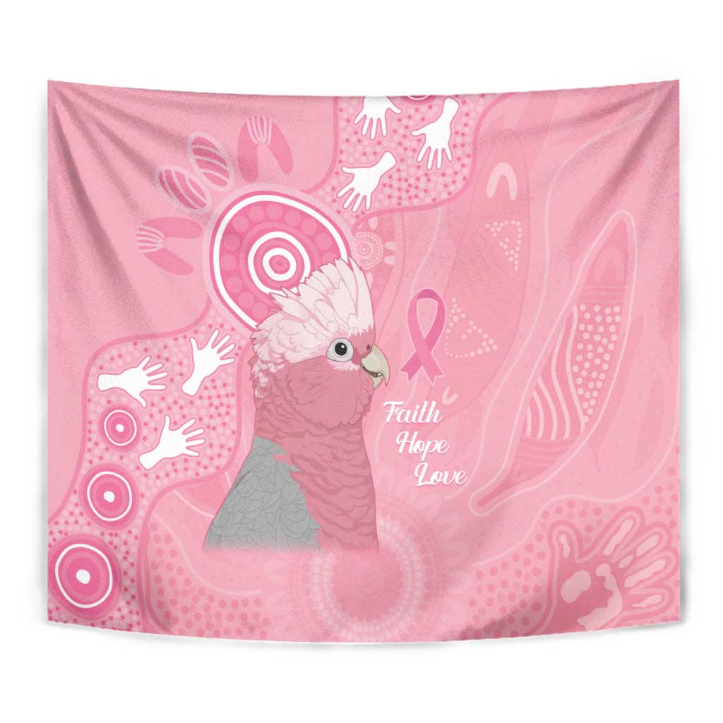 Australia Breast Cancer Awareness Tapestry Galah Faith Hope Love Pink Month - Vibe Hoodie