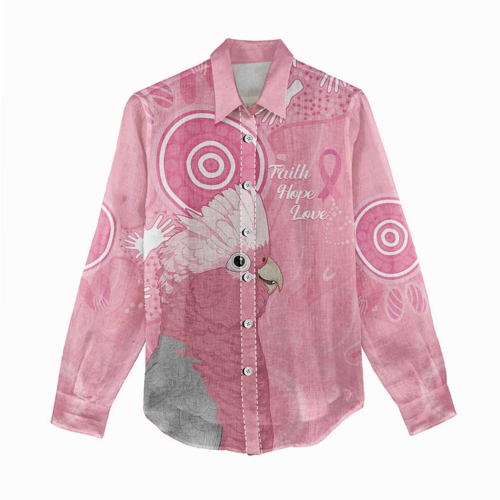 Australia Breast Cancer Awareness Women Casual Shirt Galah Faith Hope Love Pink Month - Vibe Hoodie