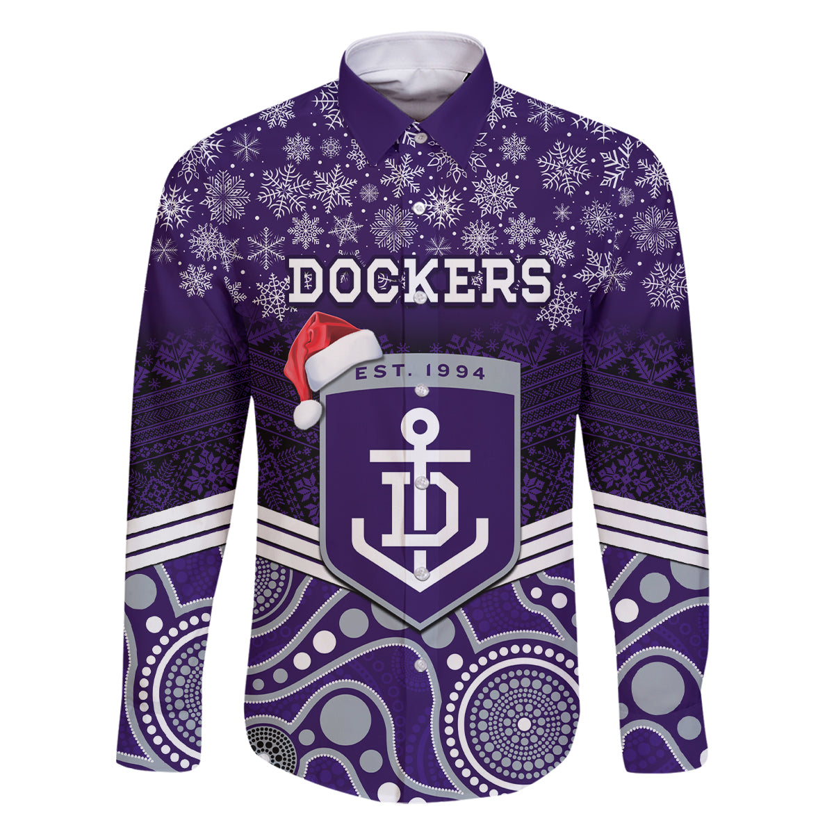 custom-dockers-football-christmas-family-matching-long-sleeve-bodycon-dress-and-hawaiian-shirt-merry-xmas-2023-mix-aboriginal-art