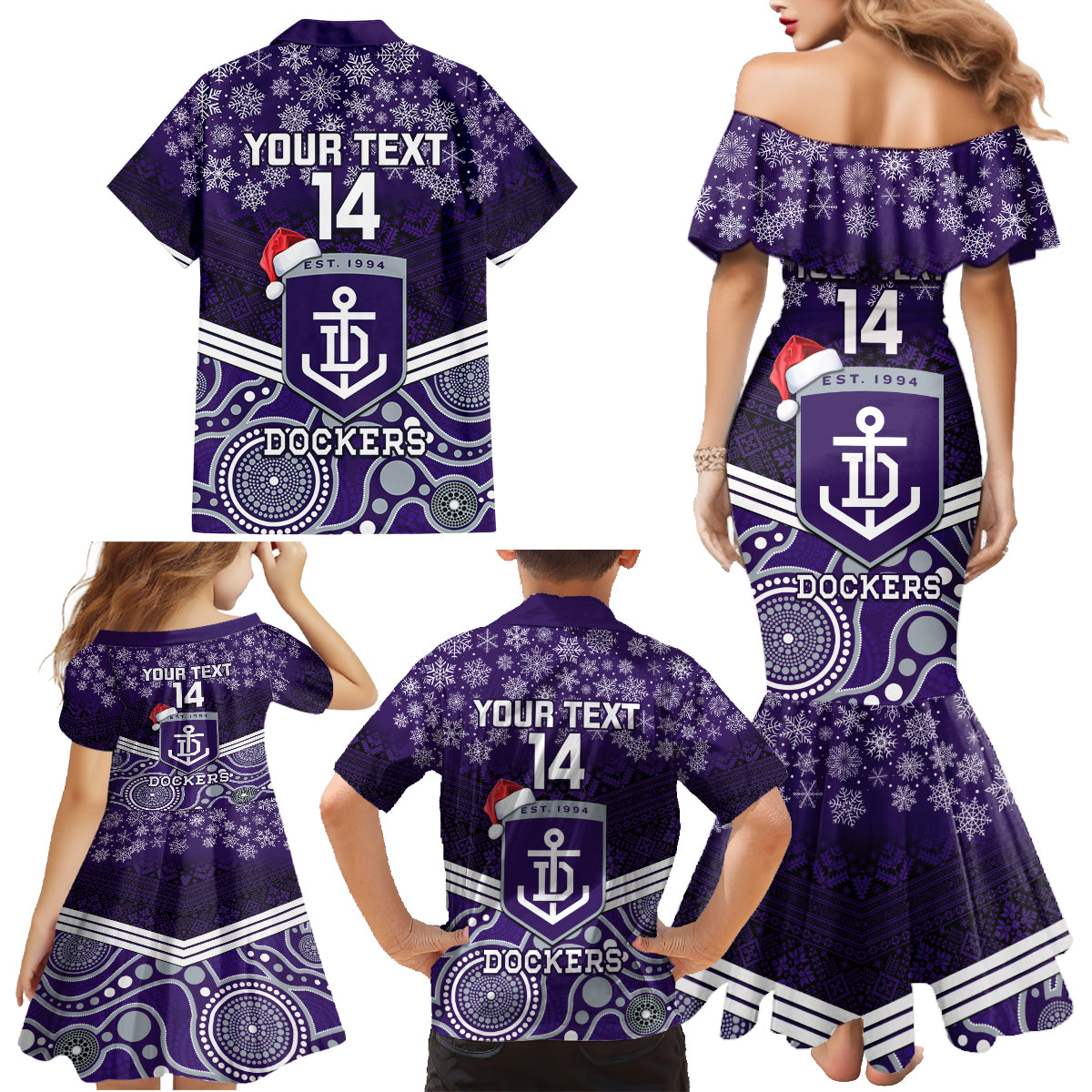 custom-dockers-football-christmas-family-matching-mermaid-dress-and-hawaiian-shirt-merry-xmas-2023-mix-aboriginal-art