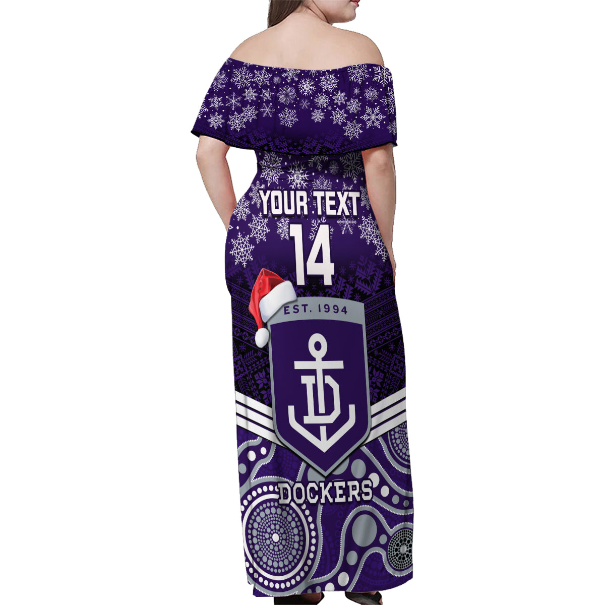 custom-dockers-football-christmas-family-matching-off-shoulder-maxi-dress-and-hawaiian-shirt-merry-xmas-2023-mix-aboriginal-art