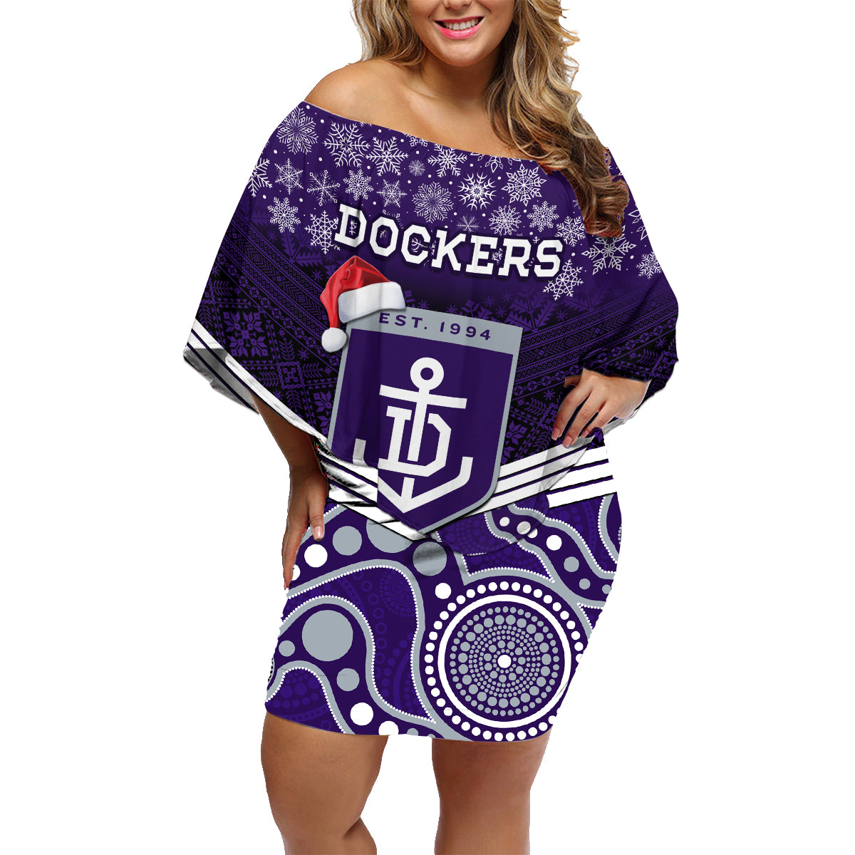 custom-dockers-football-christmas-family-matching-off-shoulder-short-dress-and-hawaiian-shirt-merry-xmas-2023-mix-aboriginal-art