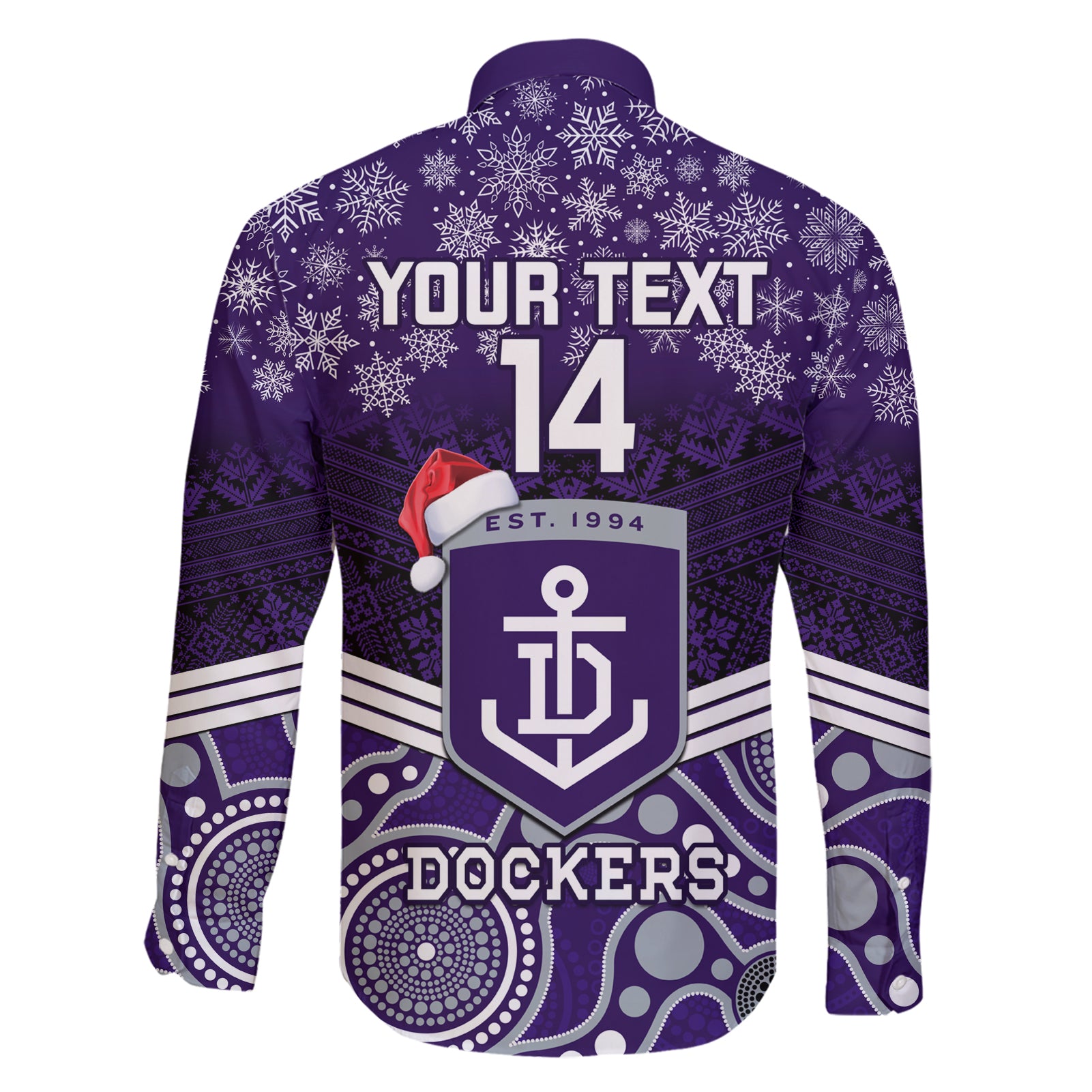 custom-dockers-football-christmas-family-matching-short-sleeve-bodycon-dress-and-hawaiian-shirt-merry-xmas-2023-mix-aboriginal-art