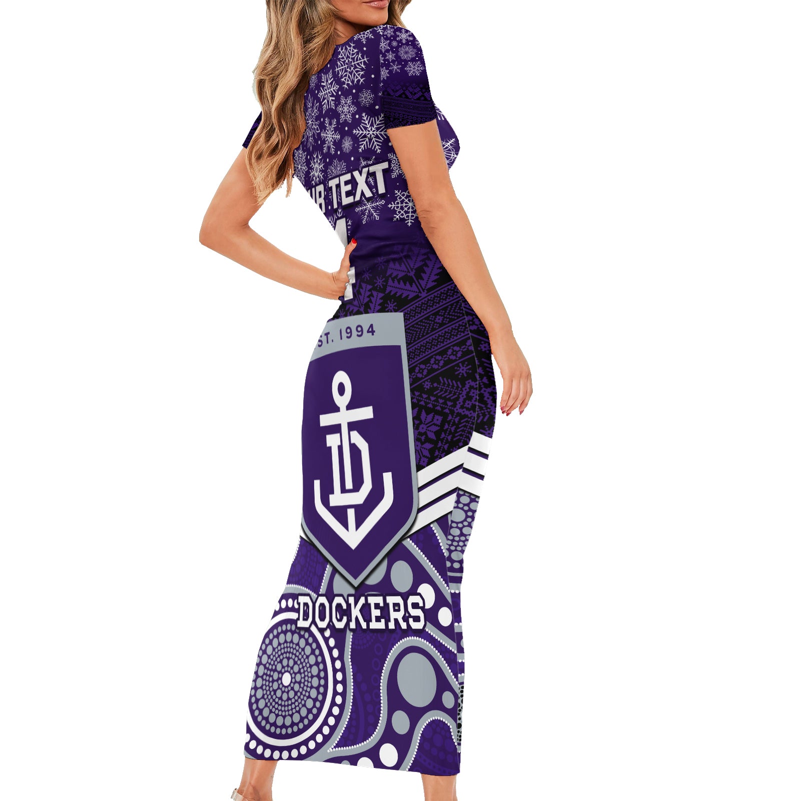 custom-dockers-football-christmas-family-matching-short-sleeve-bodycon-dress-and-hawaiian-shirt-merry-xmas-2023-mix-aboriginal-art