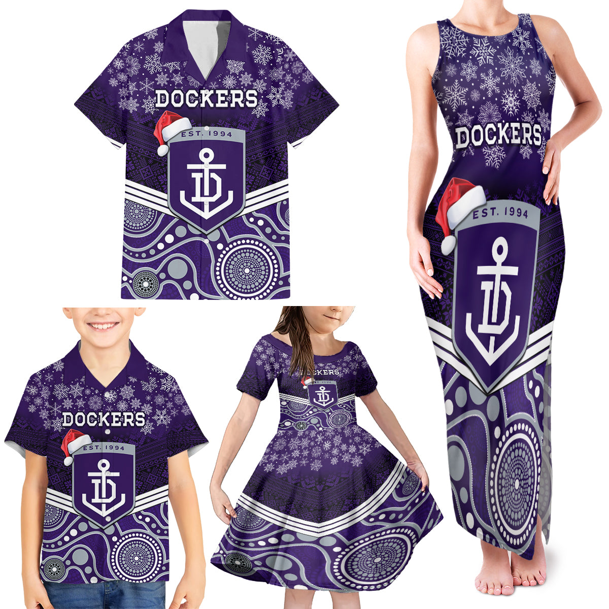 custom-dockers-football-christmas-family-matching-tank-maxi-dress-and-hawaiian-shirt-merry-xmas-2023-mix-aboriginal-art