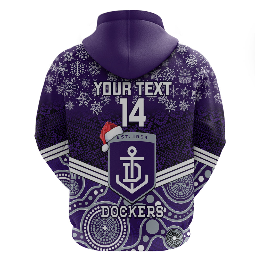Custom Dockers Football Christmas Hoodie Merry Xmas 2023 Mix Aboriginal Art - Vibe Hoodie Shop