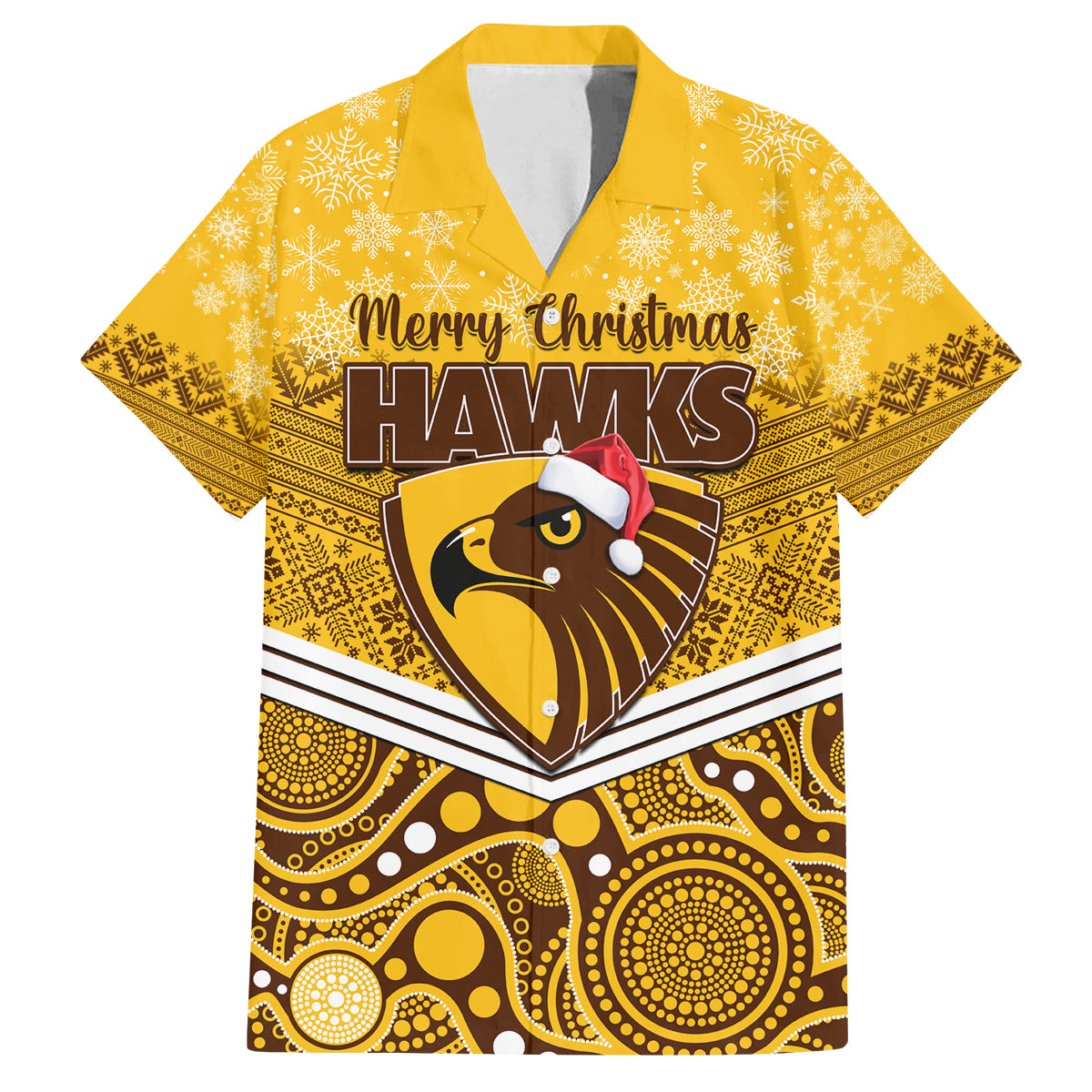 custom-hawthorn-football-christmas-family-matching-long-sleeve-bodycon-dress-and-hawaiian-shirt-merry-xmas-2023-mix-aboriginal-art