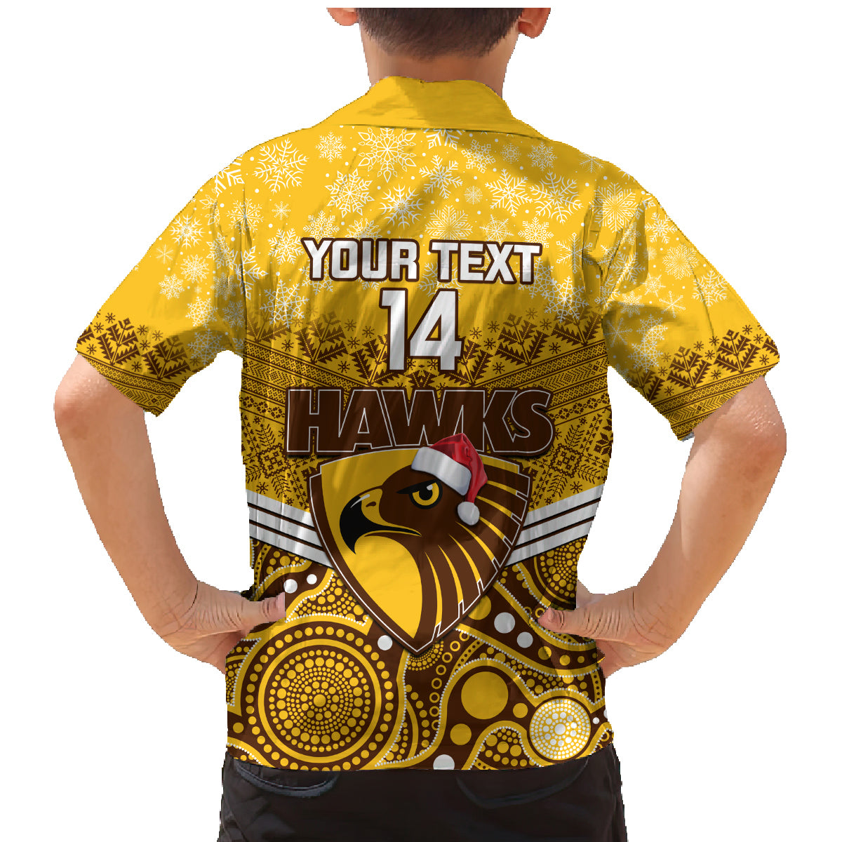 custom-hawthorn-football-christmas-family-matching-mermaid-dress-and-hawaiian-shirt-merry-xmas-2023-mix-aboriginal-art