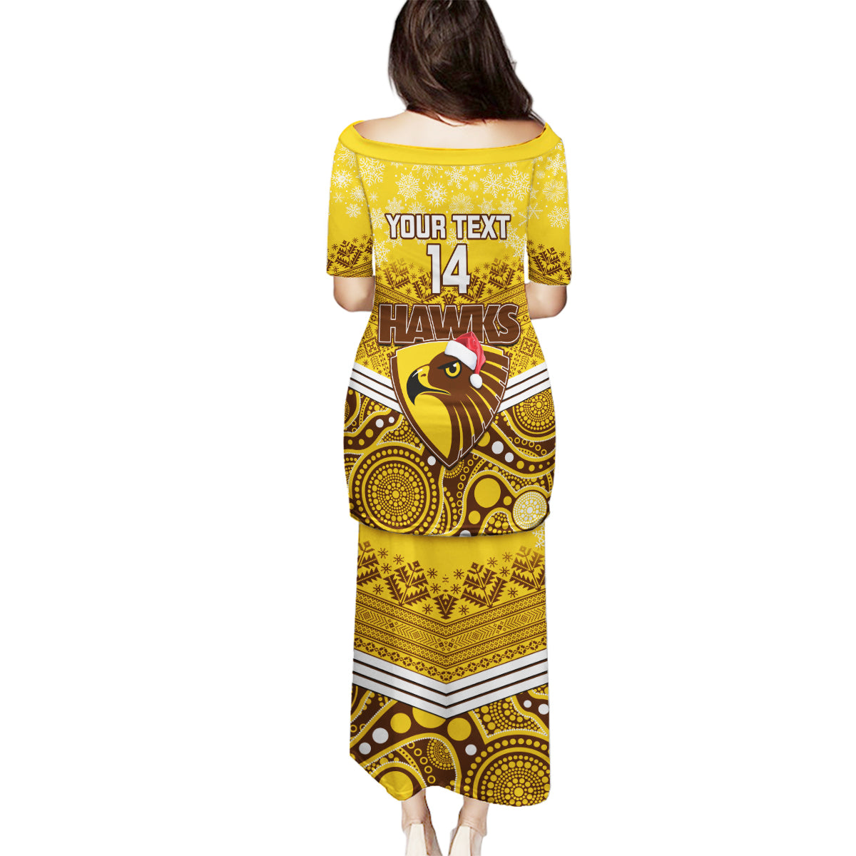 custom-hawthorn-football-christmas-family-matching-puletasi-dress-and-hawaiian-shirt-merry-xmas-2023-mix-aboriginal-art