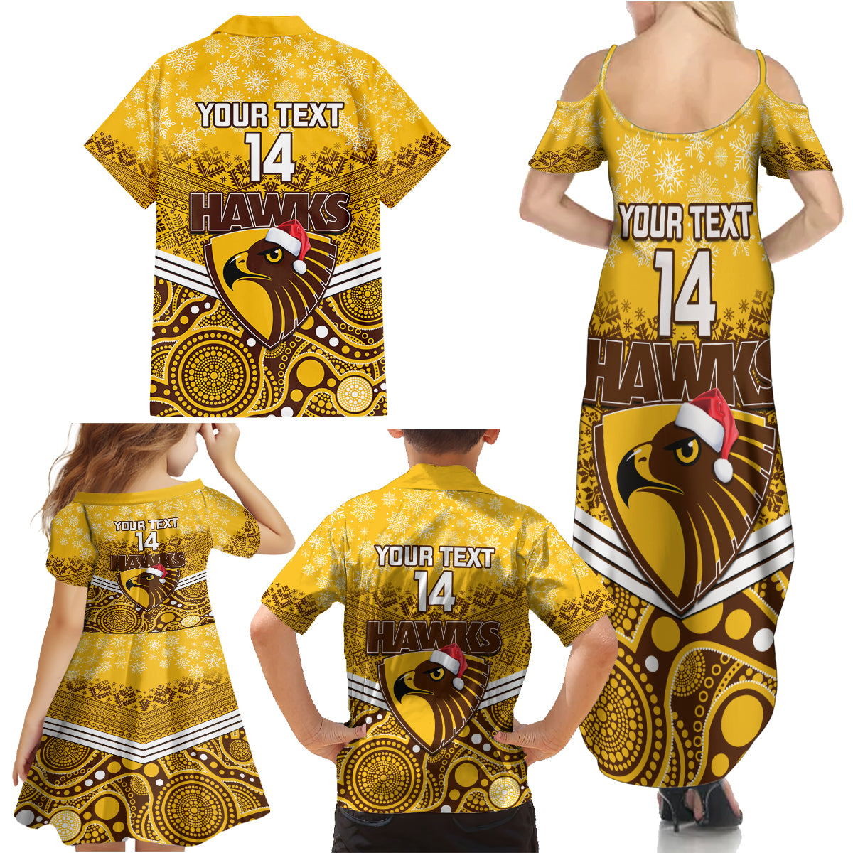 custom-hawthorn-football-christmas-family-matching-summer-maxi-dress-and-hawaiian-shirt-merry-xmas-2023-mix-aboriginal-art