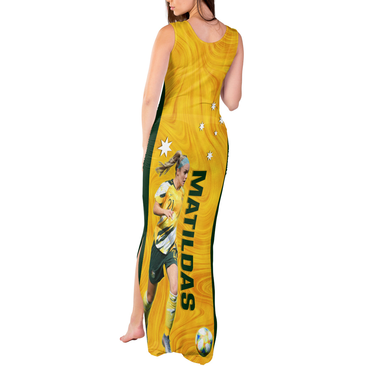 australia-soccer-tank-maxi-dress-ellie-carpenter-matildas-gold-version