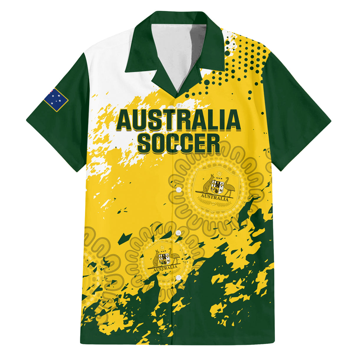 australia-soccer-family-matching-mermaid-dress-and-hawaiian-shirt-til-its-done-matildas-2024-happy-46th-anniversary