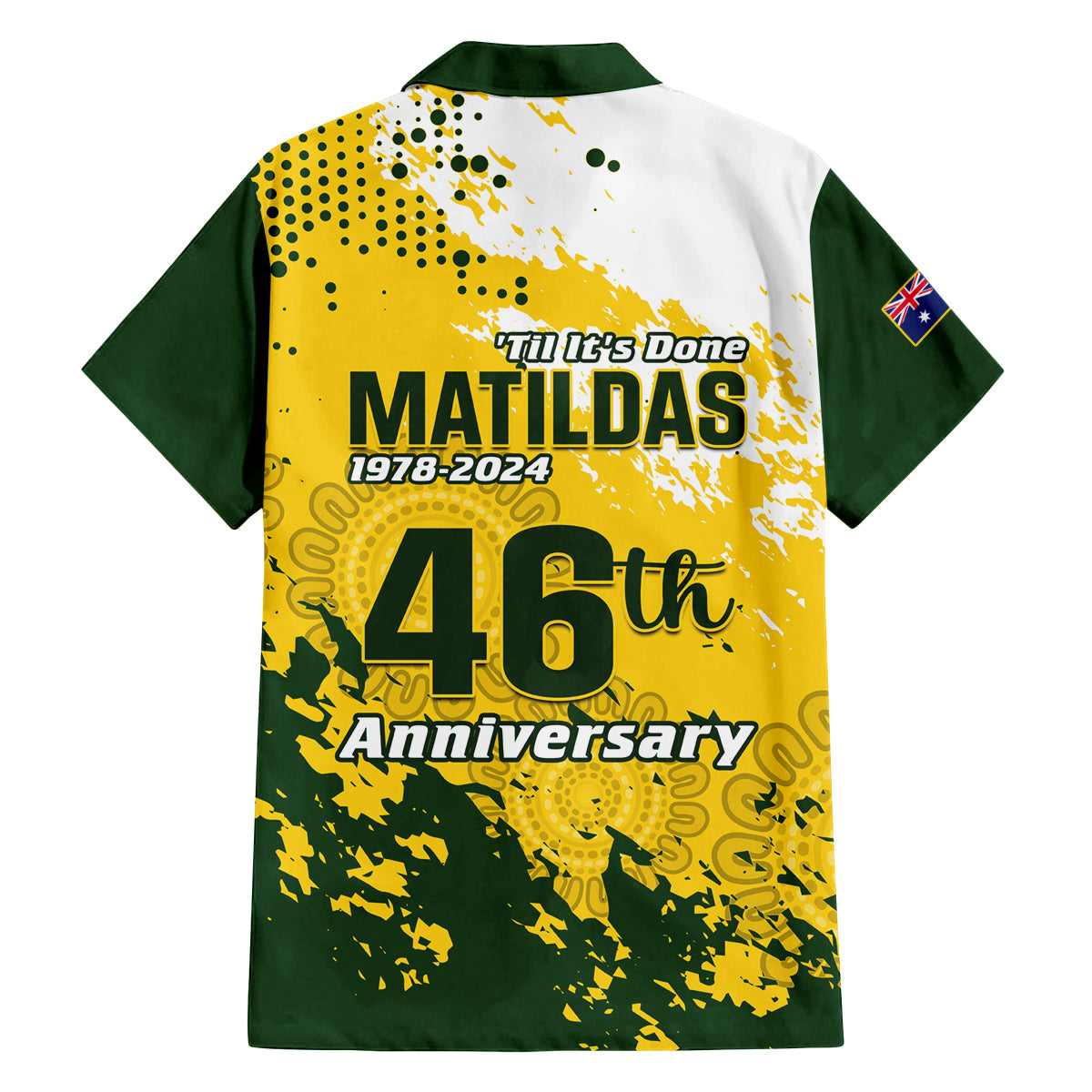 australia-soccer-family-matching-off-shoulder-long-sleeve-dress-and-hawaiian-shirt-til-its-done-matildas-2024-happy-46th-anniversary