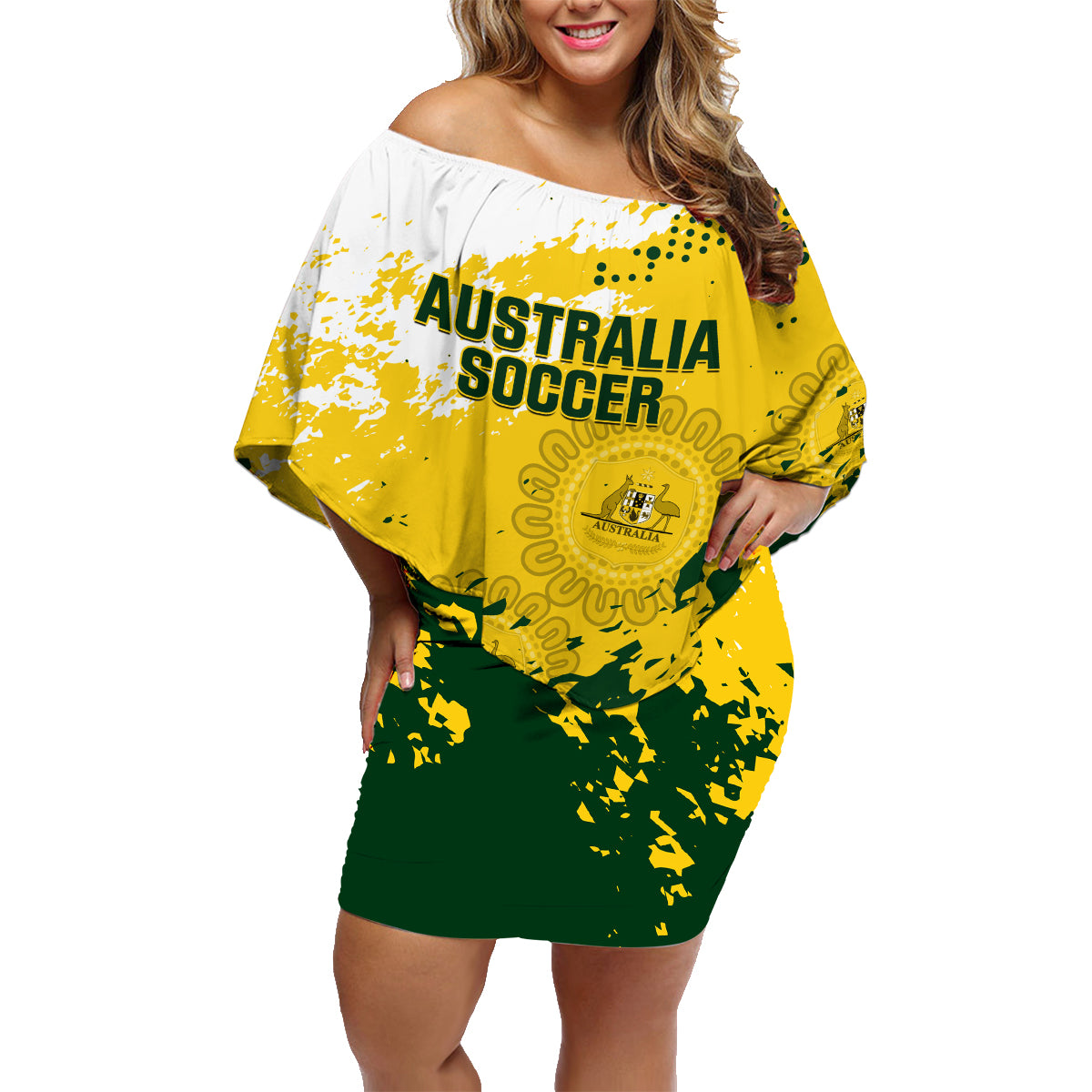 australia-soccer-family-matching-off-shoulder-short-dress-and-hawaiian-shirt-til-its-done-matildas-2024-happy-46th-anniversary