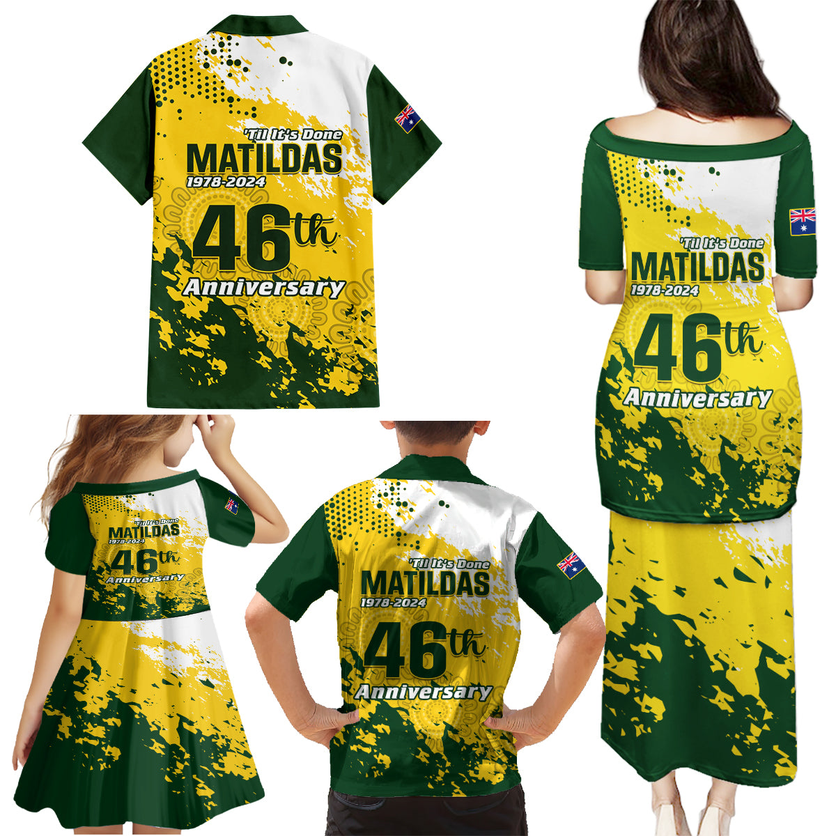 australia-soccer-family-matching-puletasi-and-hawaiian-shirt-til-its-done-matildas-2024-happy-46th-anniversary