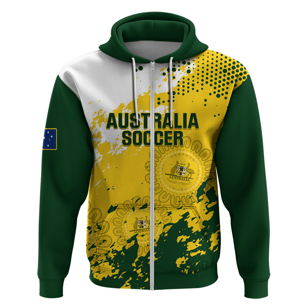Australia Soccer Hoodie Til Its Done Matildas 2024 Happy 46th Anniversary - Vibe Hoodie Shop