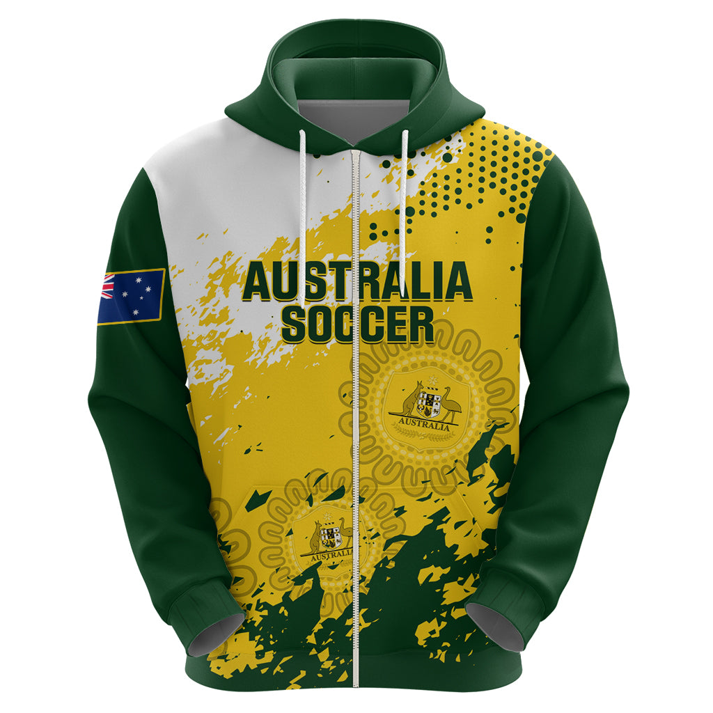 Australia Soccer Hoodie Til Its Done Matildas 2024 Happy 46th Anniversary - Vibe Hoodie Shop