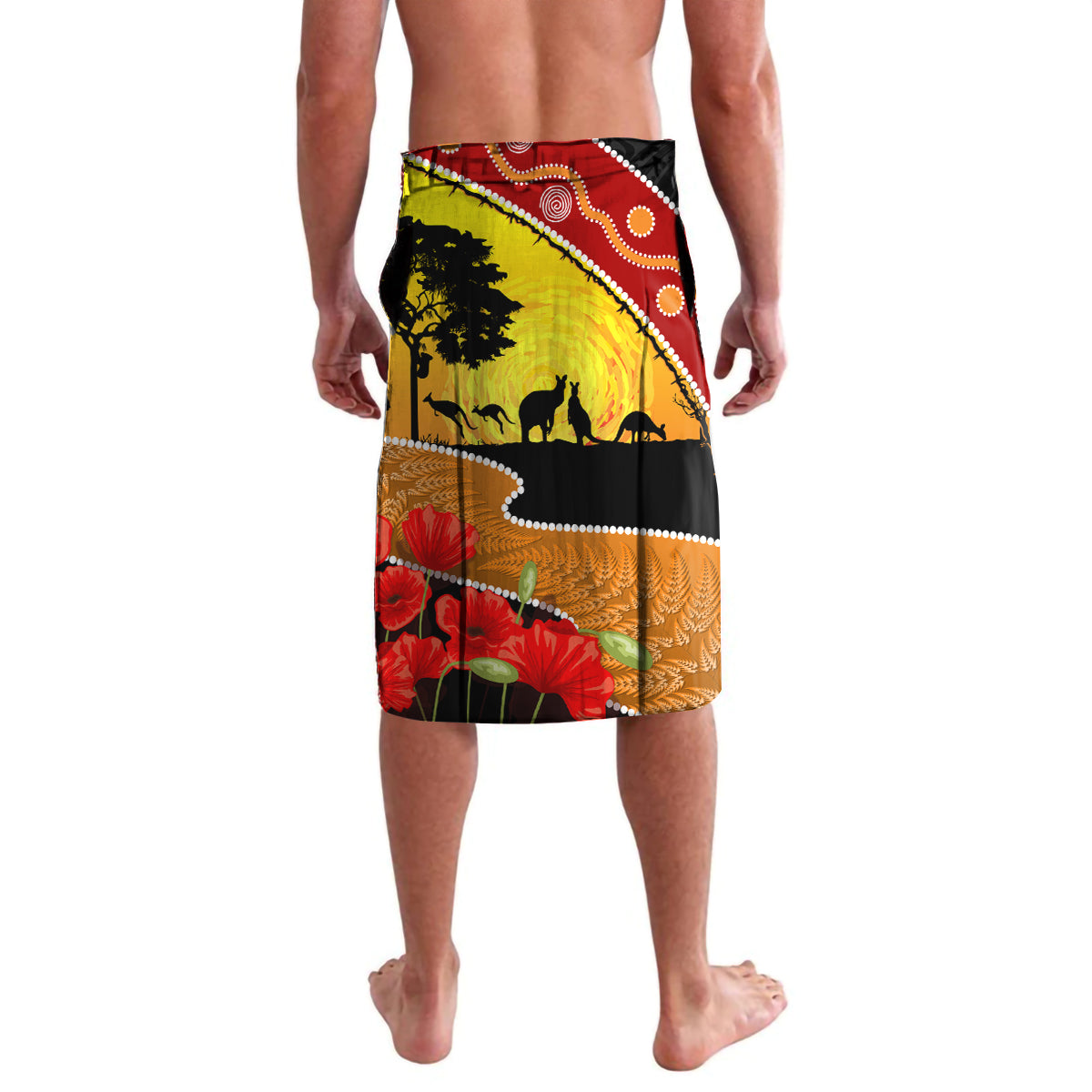 New Zealand And Australia ANZAC Day Lavalava Aboriginal Maori Starring Night Style