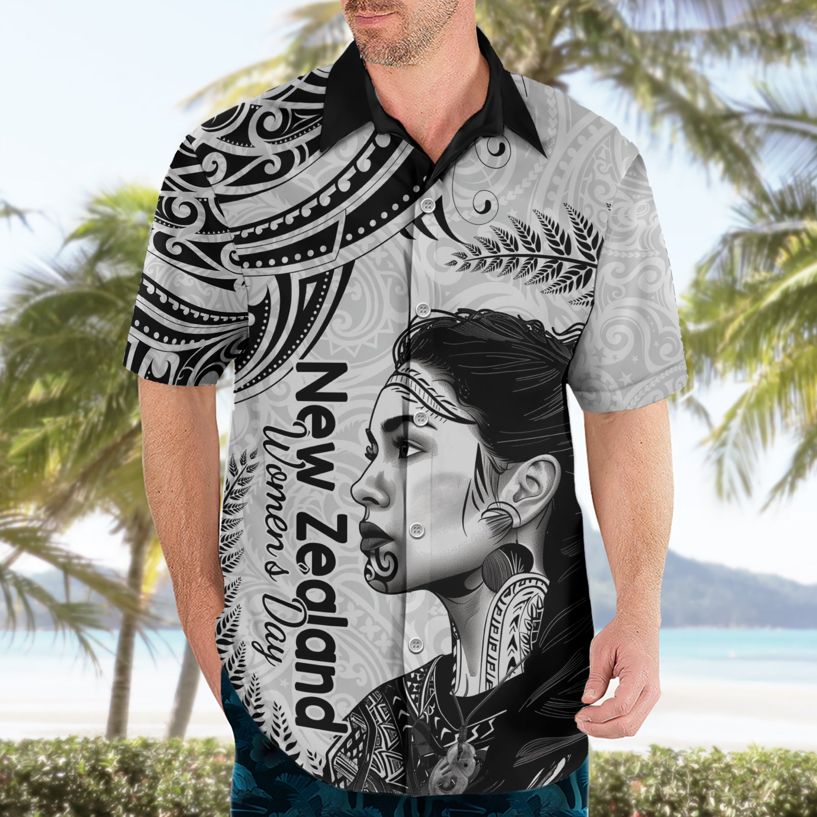 New Zealand Women's Day Hawaiian Shirt Aotearoa Kia Whakapumau Te Mana Wahine - Vibe Hoodie Shop