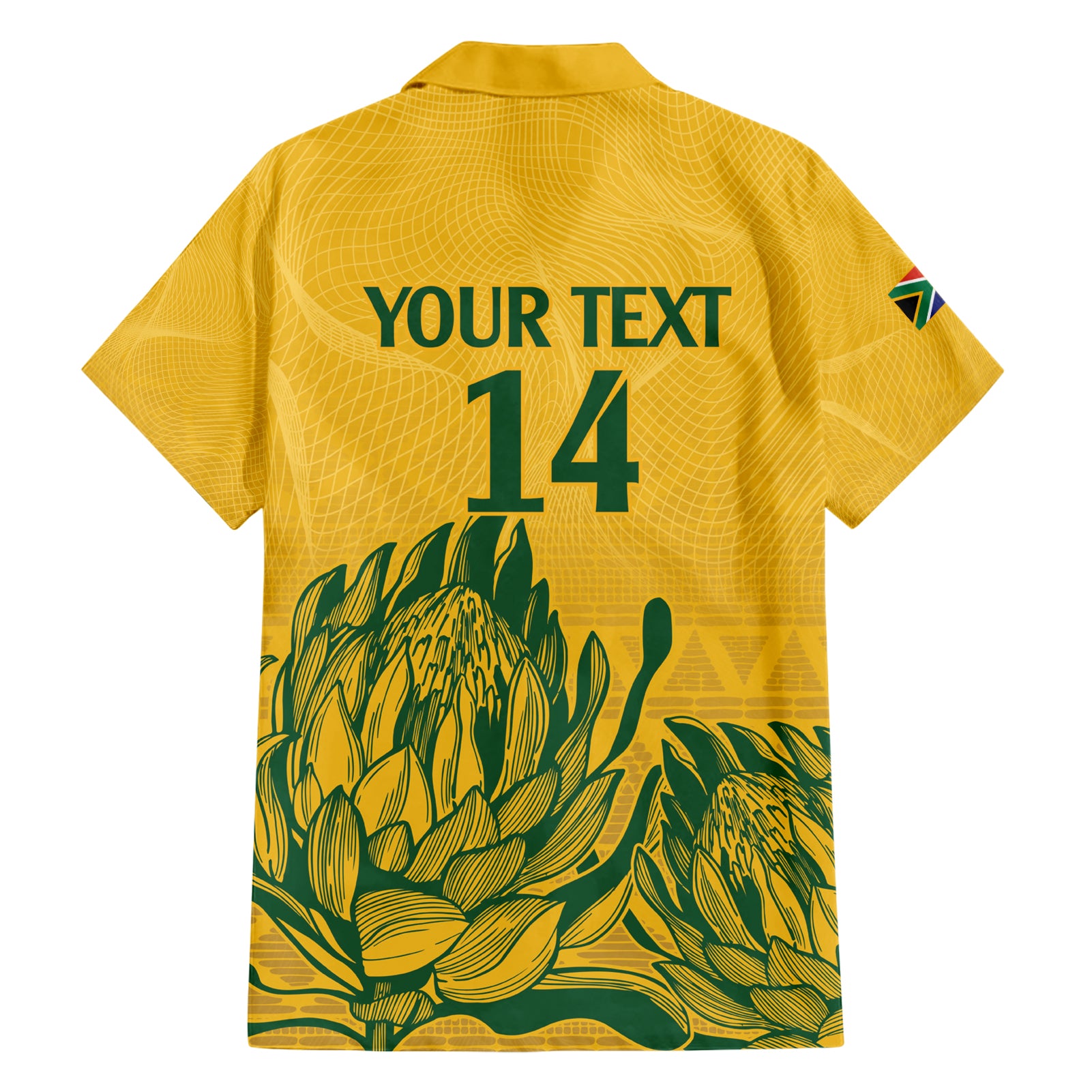 Custom South Africa Cricket Hawaiian Shirt 2024 African Pattern Go Proteas - Vibe Hoodie Shop